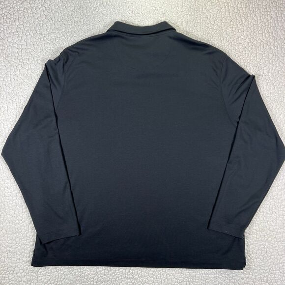 UNTUCKit Damaschino Polo Shirt Men’s Size 3XL Bkack Long Sleeve Smart Casual - Picture 8 of 12